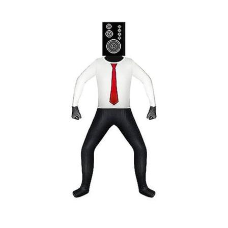 Lapset Pojat Skibidi WC Cosplay Bodysuit Tv Mies Kamera Mies Peli Skibidi Dop Kyllä Kyllä WC Halloween Puku Juhlahaalarit E 120 ( L )