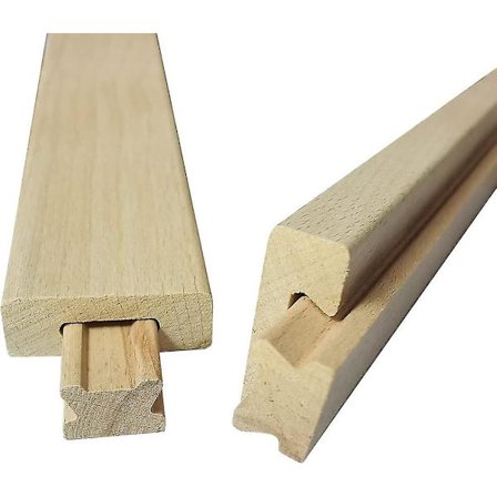 12 Tommer Træ Skuffeskinner, Træ Skuffeskinne Bundmonteret Center, Træ Skuffeskinner Skinner Udskiftningsdel (2)