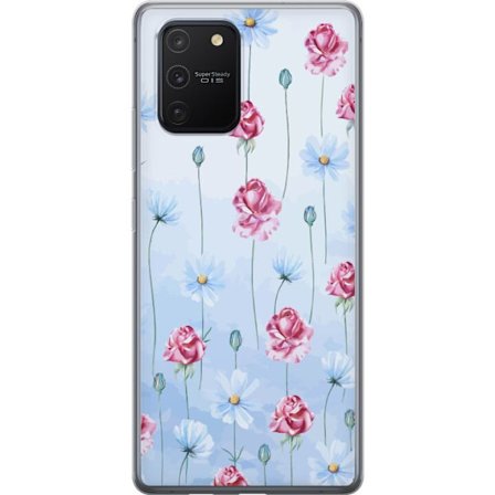 Kompatibelt Mobildeksel til Samsung Galaxy S10 Lite Petal Reverie Sky Blue