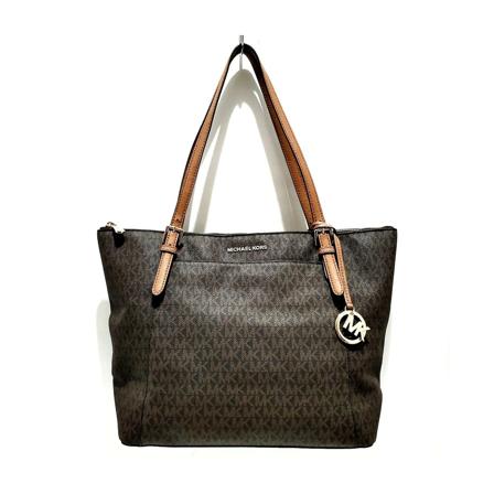 Michael Kors Pre-owned, Pre-owned Tote Bag Bruin, Dames, Maat:ONE Size