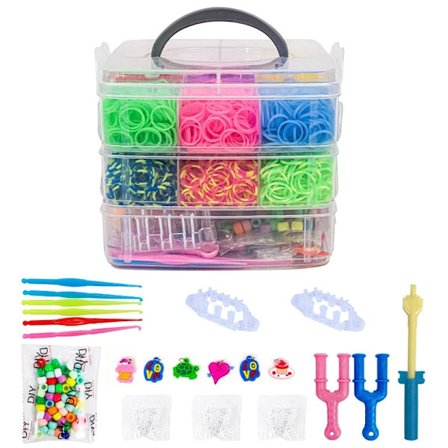 Mega kit Loom Bands - 4500 stk med tilbehør