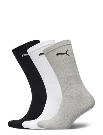 Puma Crew Sock Light 3P Underwear Socks Regular Socks Hvid PUMA