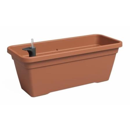 Jardiniere - Plast - Terrakotta - Rektangulär - L57,9 x D24,3 x H22cm - ARTEVASI