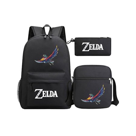 Zelda Kingdom Student Ryggsekk Tredelt Sett1