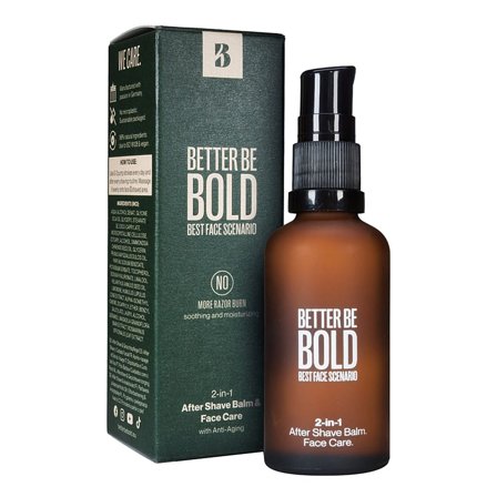 Better Be Bold Ansigtscreme & Aftershave 2in1 50 ml, Mænd, Barbering, Aftershave & Balsam