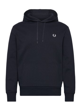 Fred Perry Monogram Hooded Sweatshirt - Navy - XXL