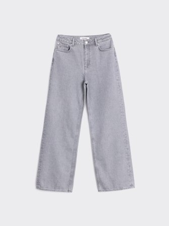 Holzweiler Wide-Leg Jeans - Light Grey - Women's - 33/34