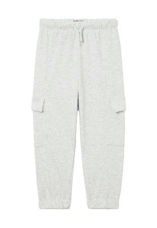 RIKIKI Mjukisbyxor cargo MORGAN Grå 86/92