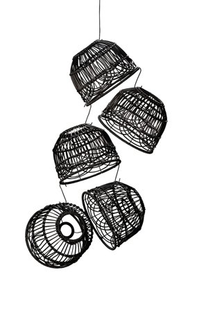 Konstsmide - Stor lampeskærm 5 pak - Sort - Lyskæder - Fra Homeroom