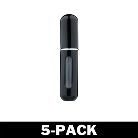 Refill Lille Parfumeflaske Genopfyldelig - Sort