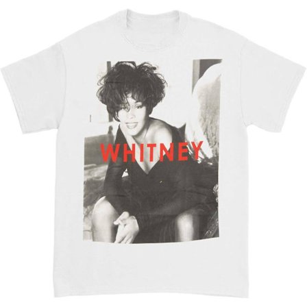 Whitney Houston B&W Portrait T-shirt