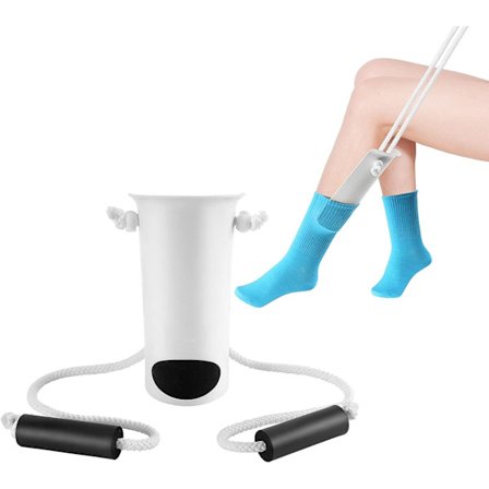 Slipsockor och strumpor hjälper till att sätta på strumpor på strumpläktaren, eco