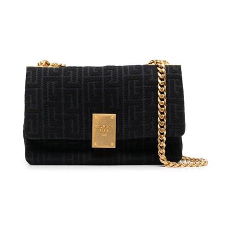 Balmain, Bag Czarny, Kobieta, Rozmiar: ONE Size