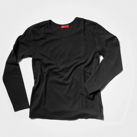 Weißes Herren-Langarmshirt Recycelte Baumwolle, 100% zirkulär, Mittel