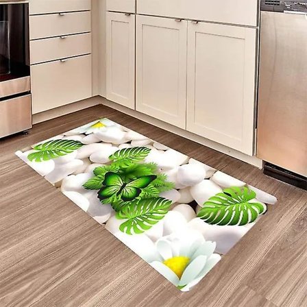 Kök Golvmatta Hem Entré Dörrmatta Lyx Dekoration Matta för Vardagsrum Anti-Slip Badrum Matta Hallway Långa Mattor