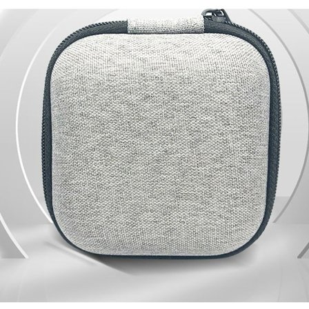 2 stk eva-boks, hodetelefon oppbevaringspose, datakabel oppbevaring