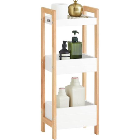 SoBuy 3-lags Baderomshylle Organizer, FRG226-WN