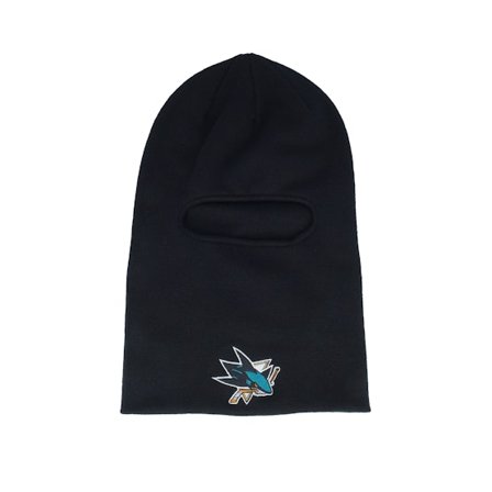 Mitchell & Ness - NHL Preto balaclava Beanie - San Jose Sharks Tailgate Knit Black Balaclava @ Hatstore