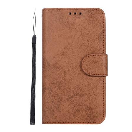 Samsung Galaxy S10e - Praktiskt Plånboksfodral (leman) Brun