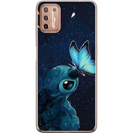 Motorola Moto G9 Plus L pin kyv kuori Stitch perhonen