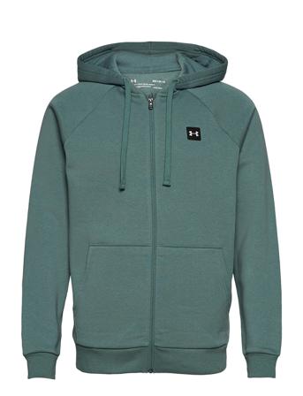 Ua Rival Fleece Fz Hoodie Hoodie Blå Under Armour