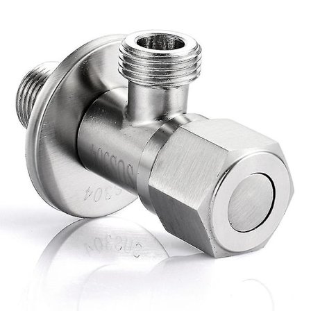 304 Rustfrit Stål Vandstopventil Trådtegning Vinkel