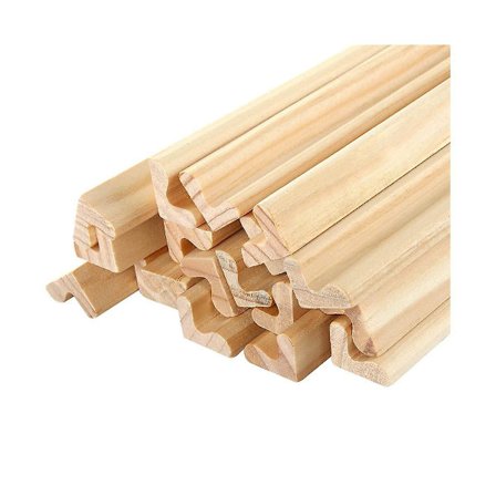 20 Pakk Tre Flisestativ Erstatning Hylle Skuffer, Flisestativ Perfekt for Håndverk, Spillestativ, 19cm