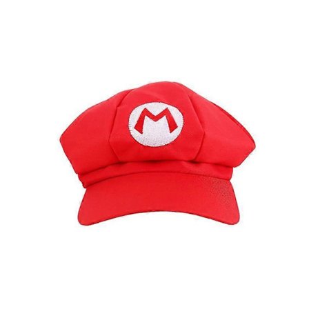 Super Bros -aiheiset hatut, 2 kappaleen setti punaisena ja vihreänä aikuisille, juhlapuku - WELLNGS