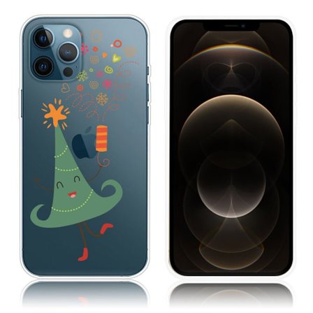 Christmas iPhone 12 Pro Max fodral - jul träd Setting off Fireworks