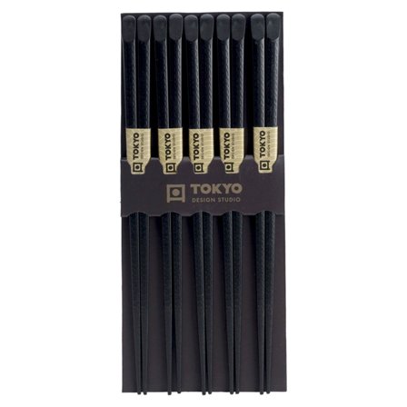 Tokyo design studio Spisepinner 5 par, svart