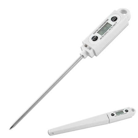 Stegetermometer med sonde for perfekt kødtemperatur