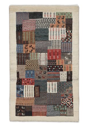 Lille Gabbeh Persia Fine Tæppe 81X134 Uld