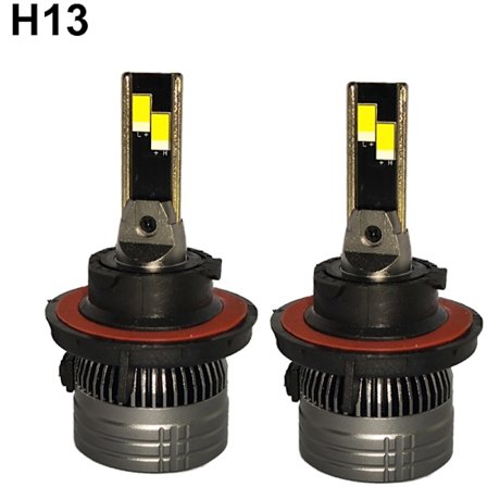 H13 led kit D1 +3500 lumen 55w 6000k 2-pack tex. skoter