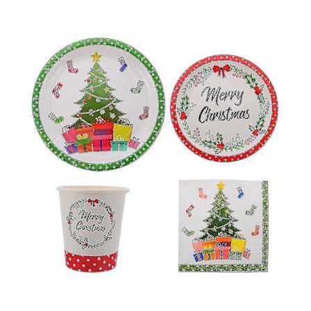 44 kpl Nye Party Plates Thanksgiving Paper Tableware Party Napkins Jälkiruoka Paper Plates Paper Dinner Plates