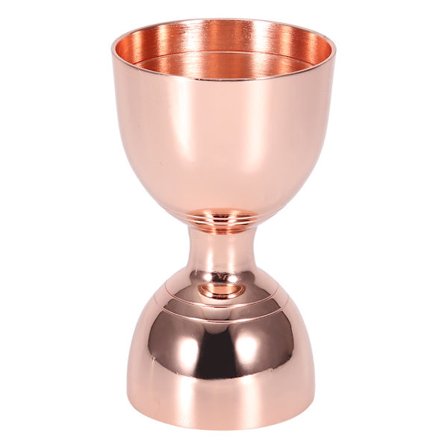 Rostfritt stål Dubbel Bar Jigger 30ml 60ml Roséguld Cocktail Mätverktyg