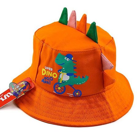 Ny Dinosaurie Barn Utomhus UV-skydd Strandhatt Pojkar Flickor Hattar 3-8 År[D]