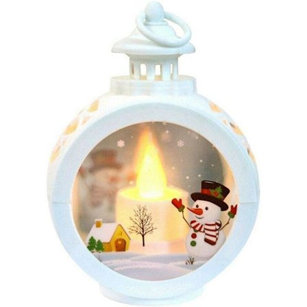 1 kpl valkoinen LED-joulukoriste - Kynttilät - Ulko- ja sisäkäyttöön