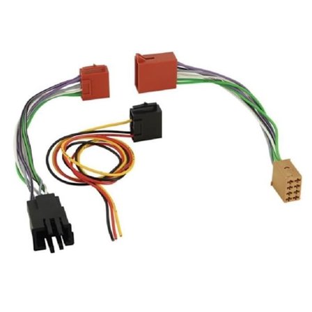 Fäste ISO - ADNAUTO - Universell - Kompatibel med Audi, Porsche, Seat, Skoda, VW - Svart