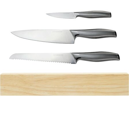 Essentials Knivsæt, 3 knive + Magnetliste 30 cm | KitchenOne