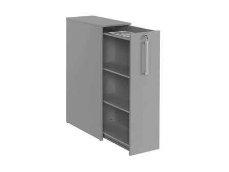 DENORD DESIGN 3xA4 sidoskåp höger grå - Lyreco - Kontorsmöbler och inredning - Skåp och hyllor - Förvaringsskåp
