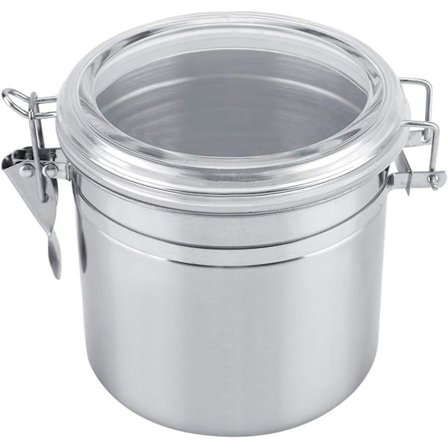 Lufttäta Kaffeburkar Rostfritt Stål Kaffeförvaring Lufttät Förvaring Kaffe/Bönor/Socker/Te Matburkar