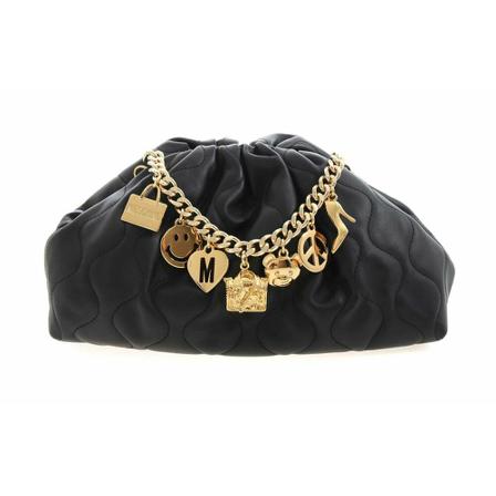 Moschino charms clutch Sort, Dame, Størrelse: ONE Size