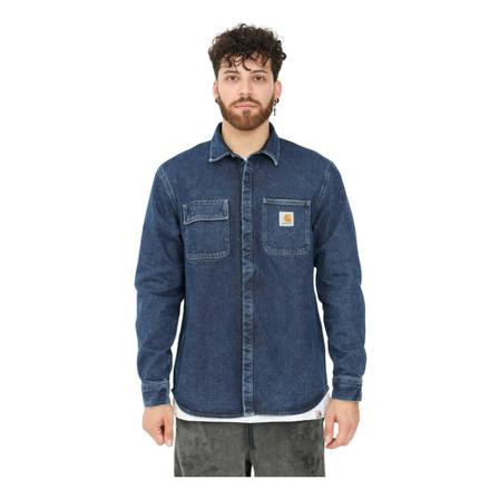 Carhartt Wip Shirt Blå, Herre Skjorter, Størrelse: M