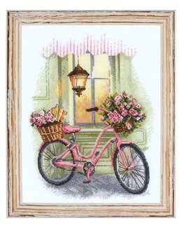 Broderikit Billede Blomstertur - Riolis