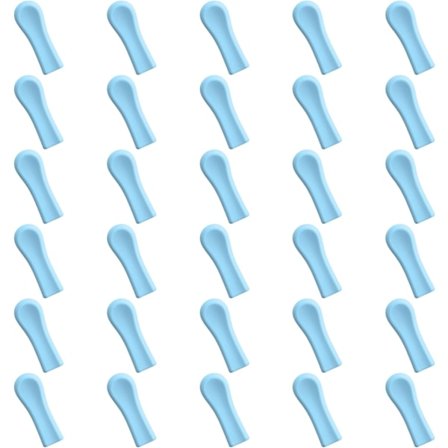 Erstatningstupper for ørevoksfjerning til ørekamera, 30 stk. erstatningstupper for øre for våt/tørr ørevoksrengjøring - Øreskje-tilbehørssett for 