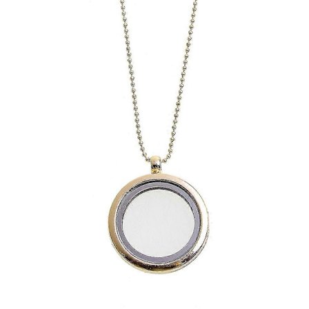 Udsøgt Halskæde Skinnende Magnet Åbningsbar Mindefoto Boks Medaljon Halskæde Rundt Vedhæng Halskæde Smykkegave Til Kvinder Guldfarve