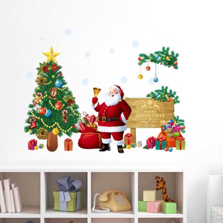30 x 90 cm Juleveggklistremerker Julenisseklistremerker Jul