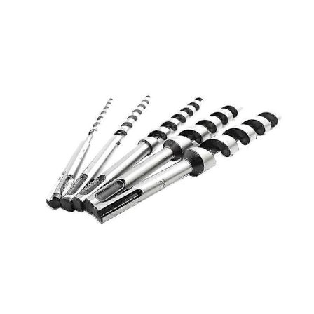 5 st Trä Spiralborr 6 10 14 18 20mm Träbearbetning Center Borr Set För Metall Stål Borr Woo WZD