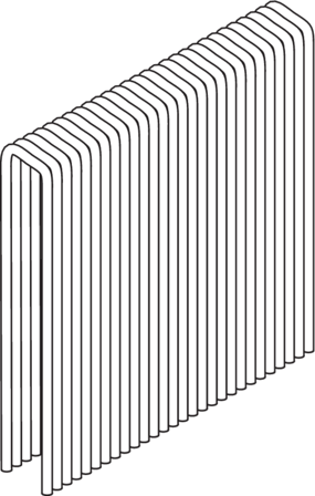 ESSVE 778511 Klammer 5,8 mm rygg, FZB, 5000-pakning 5,8 x 18 mm, Innfesting