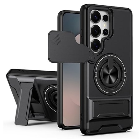 Mobilskal till Galaxy S26 Ultra MagSafe med Camera Lens Slider Ringhållare